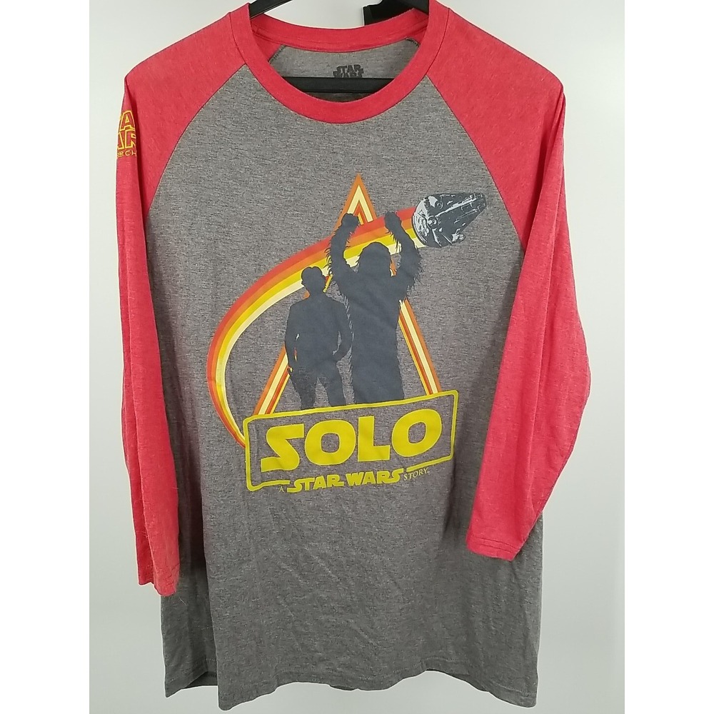 Force For Change‎ Solo Film T-Shirt Mens Large Disneyland Long Sleeve Star Wars